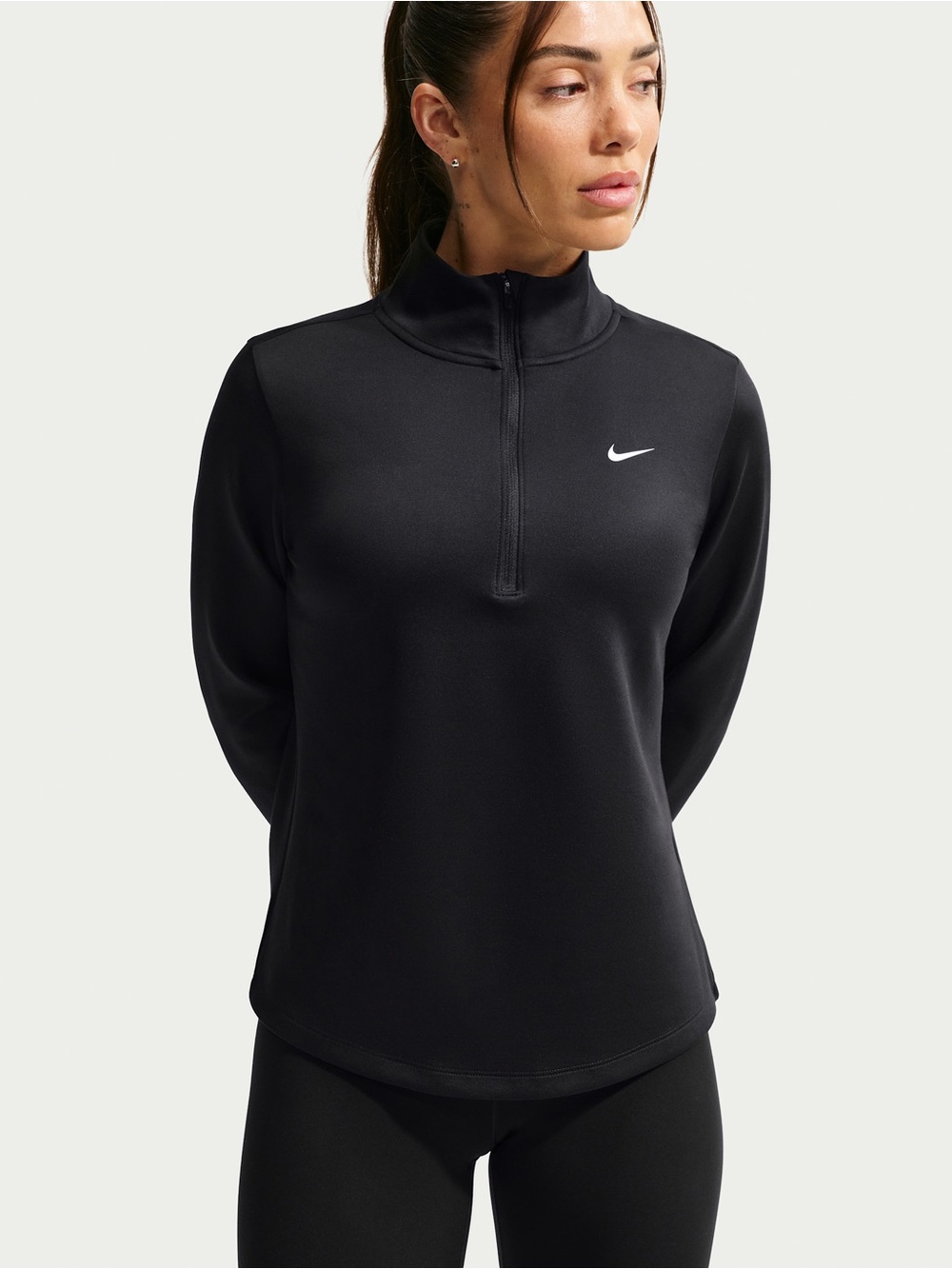 Women’s Nike Pro Combat Therma-Fit 1/2 Zip Athletic Long Sleeve- Medium
